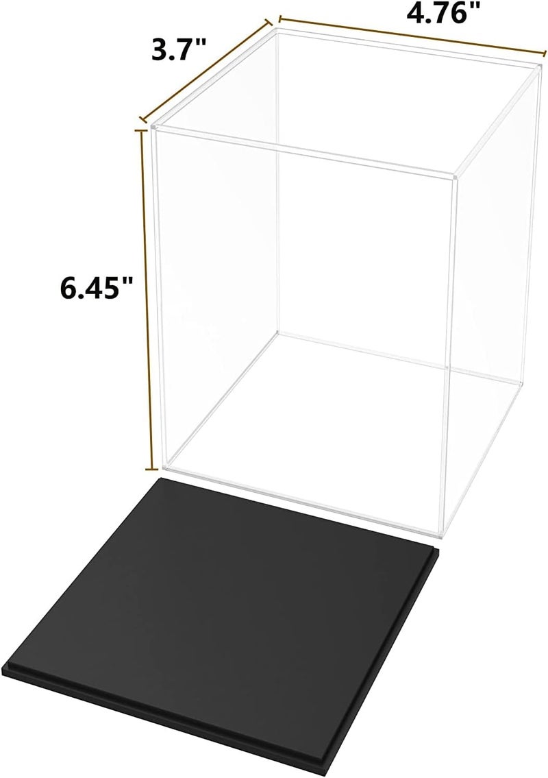 SVENJBB Acrylic Display Case, Acrylic Protector Compatible with Funko POP! 4 Inch Vinyl Figures, Full Assembly Clear Box for Collectibles and Figures, 5x3.93x6.7 Inch - Image 3